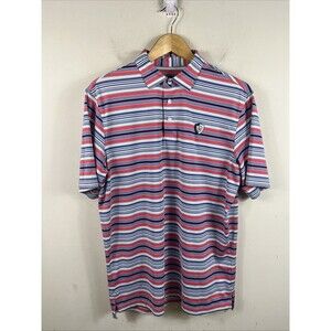 Johnnie O Striped Golf Polo Southern Highlands Golf Club Logo Size Medium